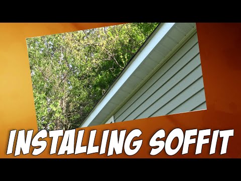 How To Install Vinyl Soffit