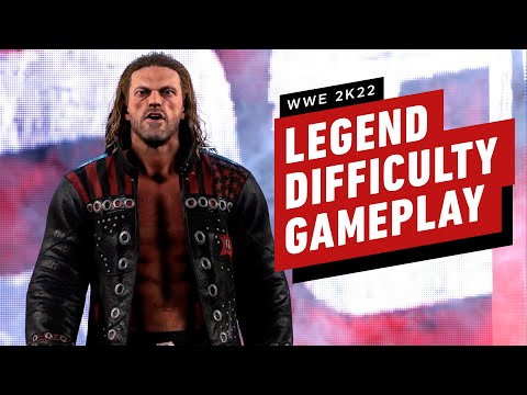 WWE 2K22: AJ Styles vs Edge Gameplay - Legend Difficulty