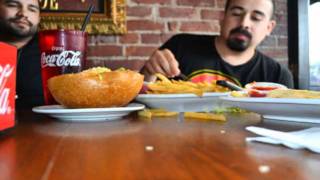 Nicky Rotten's head sized hamburger challenge!