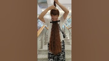 Tóc cột thanh quấn xù mì dài đẹp bất kỳ nơi đâu