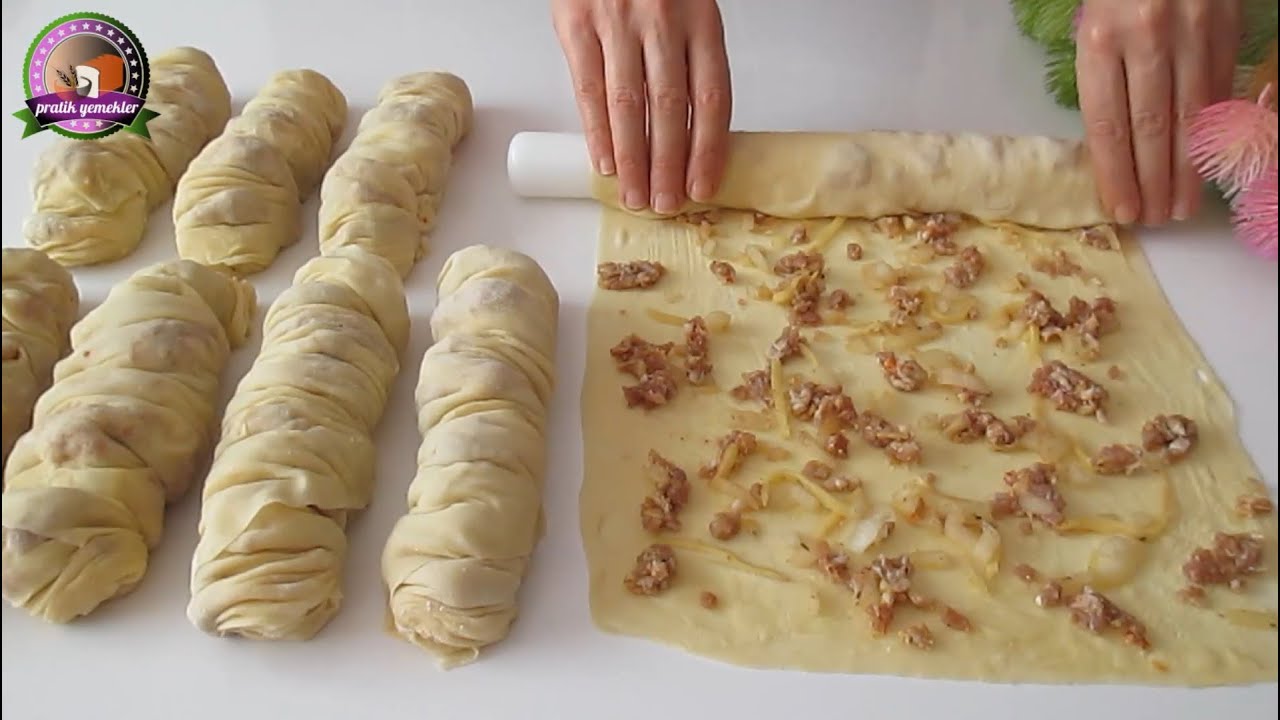 Hayatımda Yaptığım Ve Yediğim En Güzel ve LEZZETLİ BÖREK Tarifi ???? Pratik ve Lezzetli börek tarifi ????????