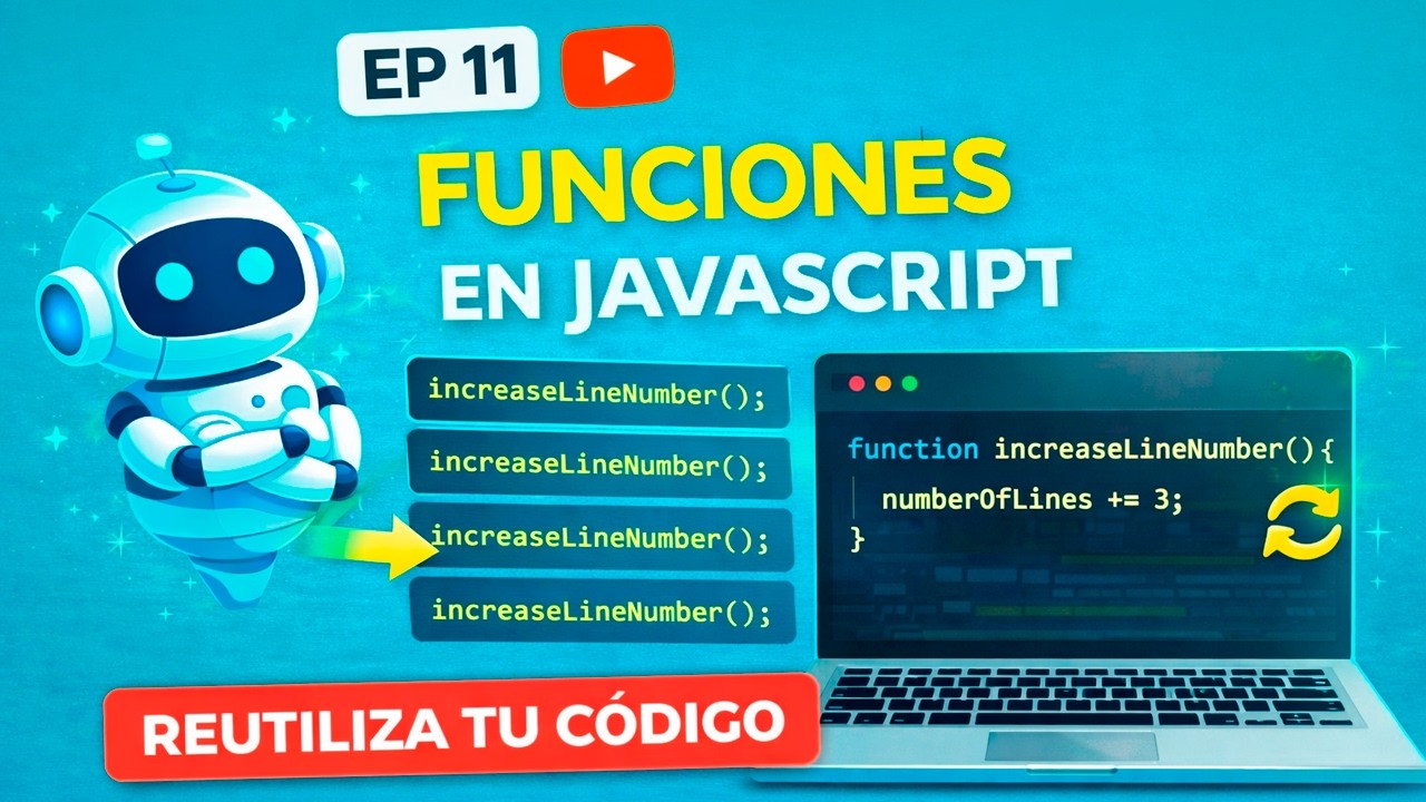 Introducción a las FUNCIONES en JavaScript 🚀 | Evita repetir código ...