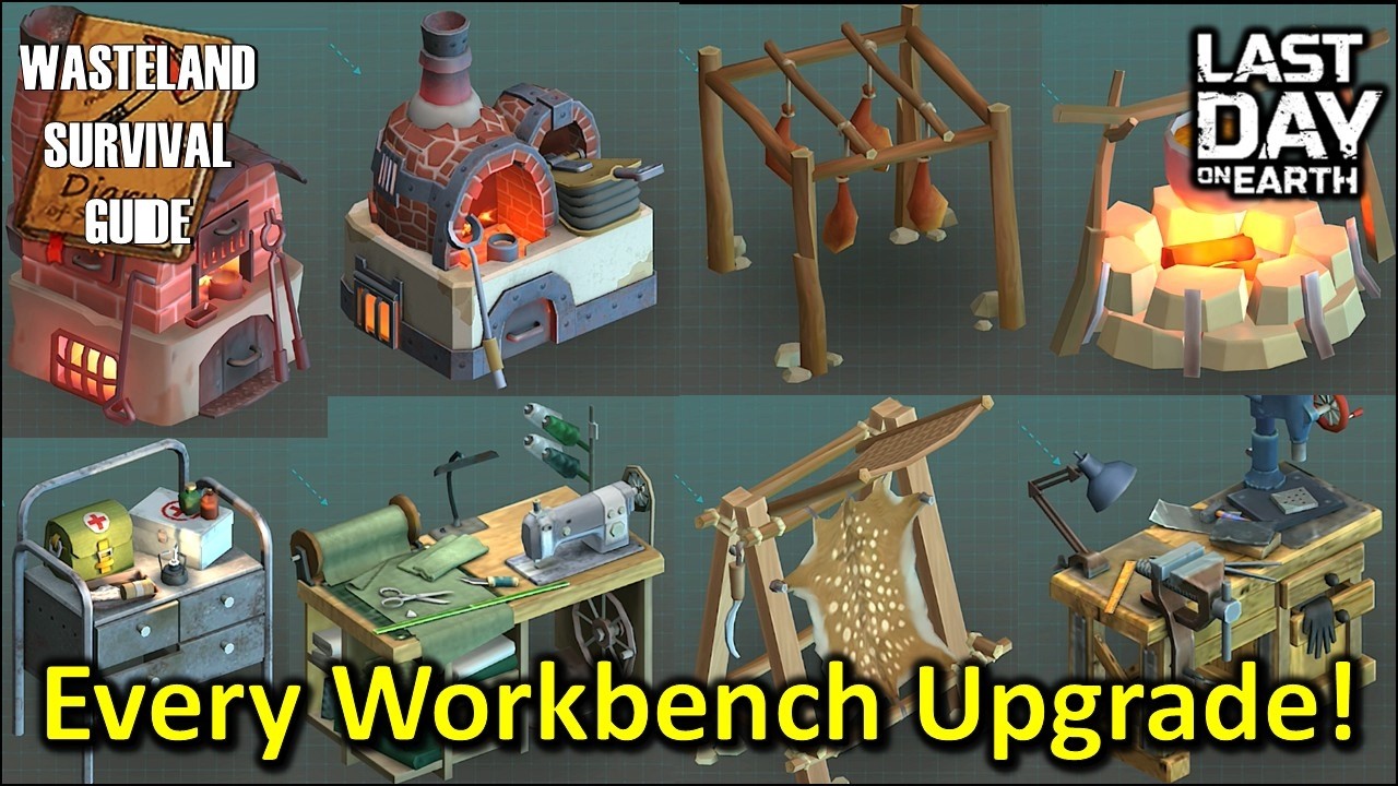 Все улучшения верстака! Рейтинг - Визуальные изменения - Необходимые материалы [Последний день на...