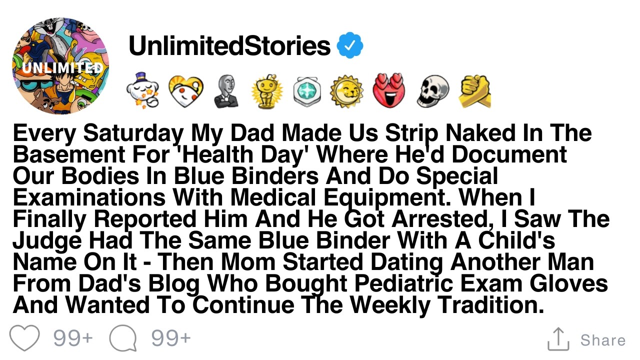 When did you realize your childhood wasn't normal?