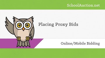 Placing Proxy Bids
