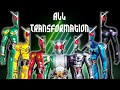 Kamen Rider W - All Transformation