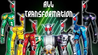 Kamen Rider W - All Transformation