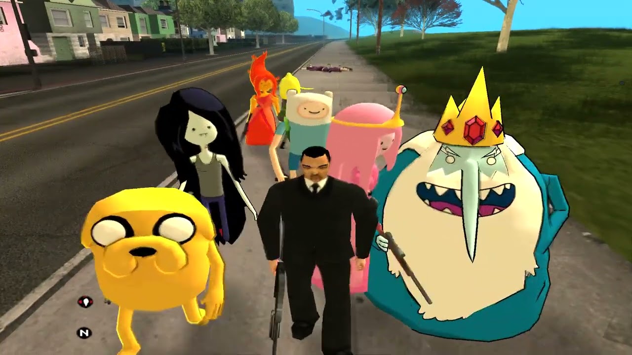 GTA San Andreas - Marcello e Hora de Aventura