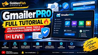 Details GmailerPRO Full Tutorial 🔥URL Shortening, Email Verification & CONFIG Setup | SPAMMING 2026 | LIVE Guide