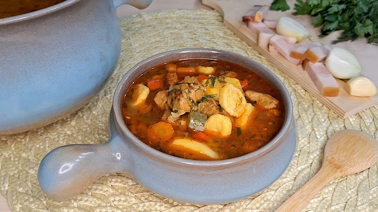 Просто, легко і дуже смачно! БОГРАЧ! Вдалий рецепт першої страви. Bogracs gulyas