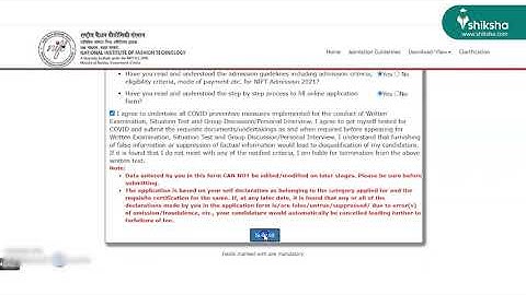 How to Fill NIFT 2021 Application Form?