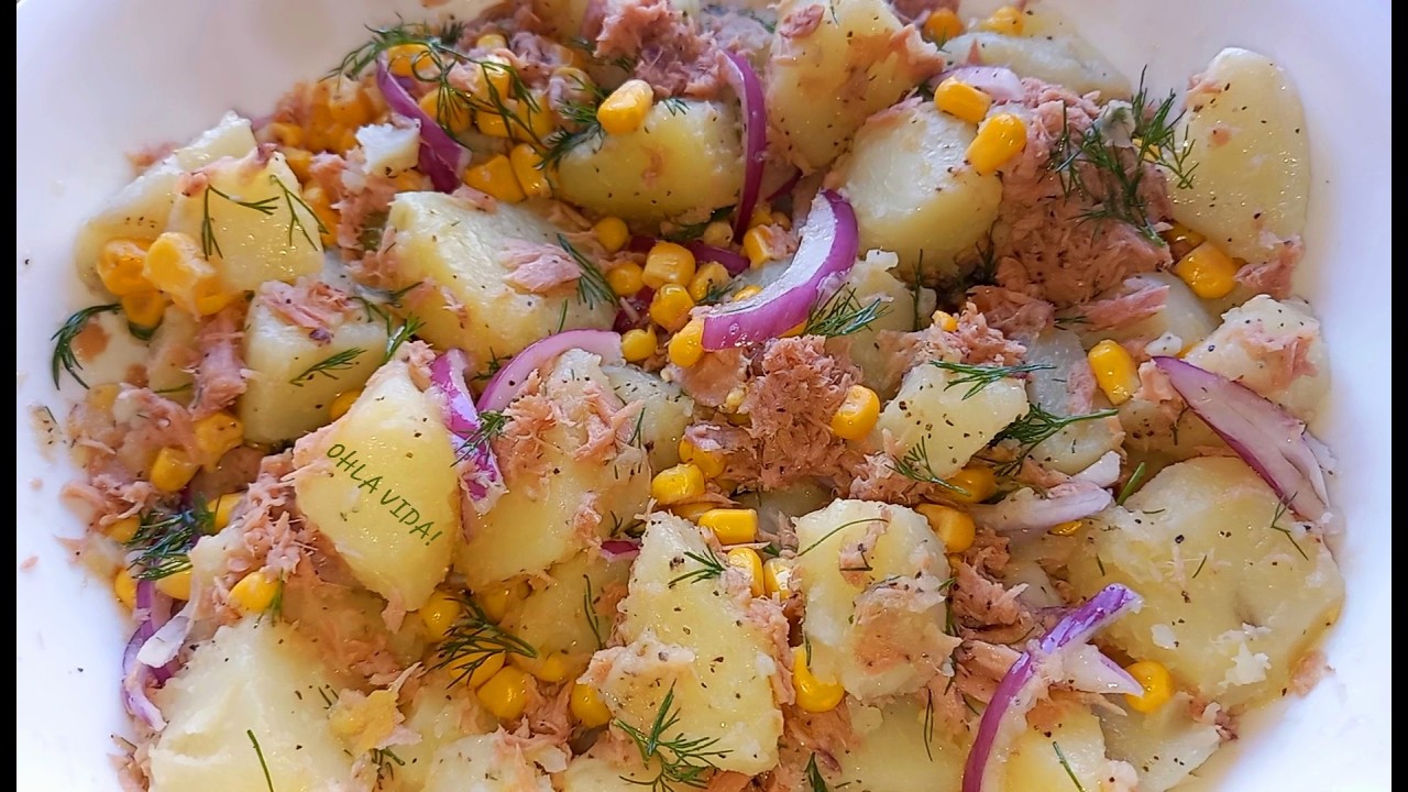 Cuando Mezclo las PAPAS y el ATÚN Así, Todo el MUNDO Es FELIZ❗