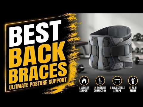 Top 5 Best Back Braces | Best Back Braces For Pain Relief