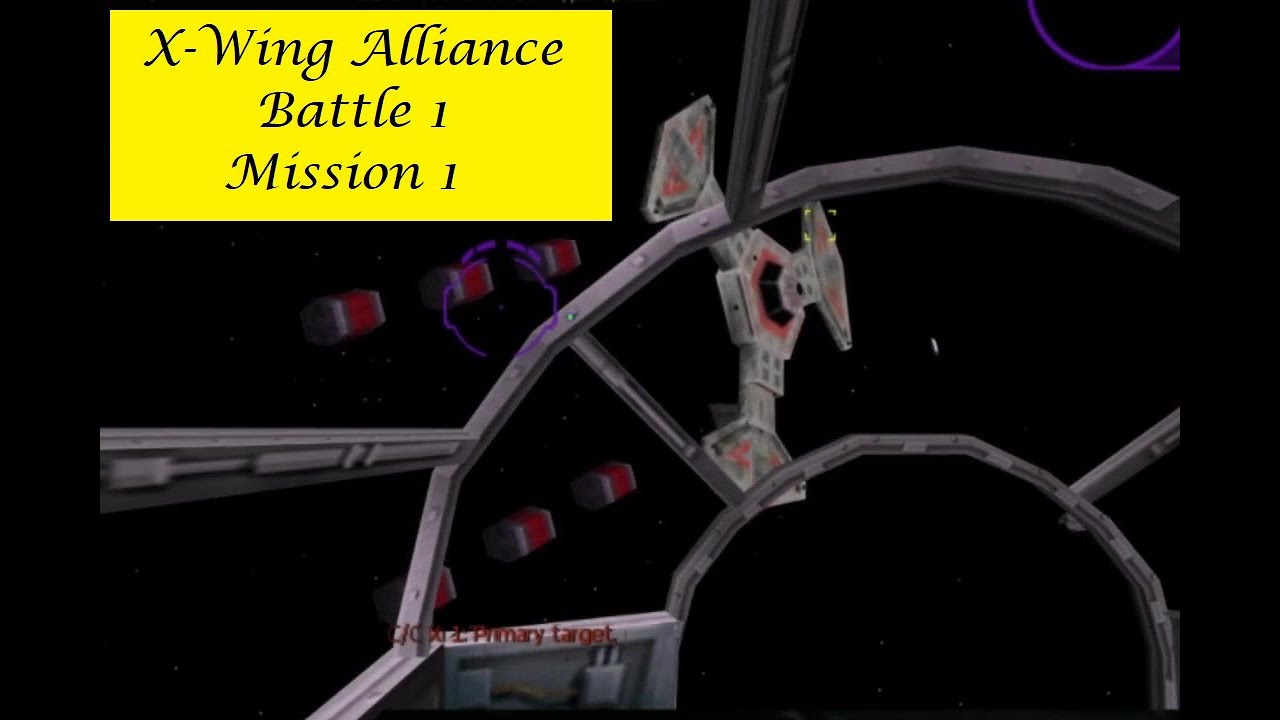 XWing Alliance Battle 1 Mission 1 YouTube