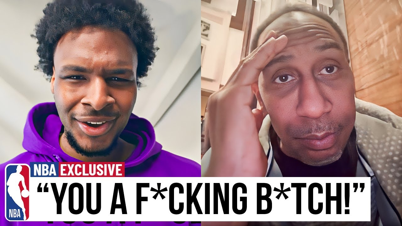 ⁣Bronny James Finally Confronts Stephen Smith On IG Live!
