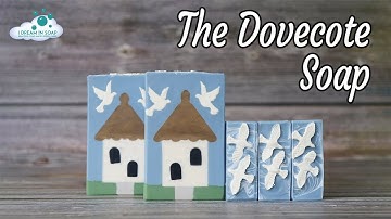 Cold process soap making tutorial, the Dovecote. Sculpted layers soap.