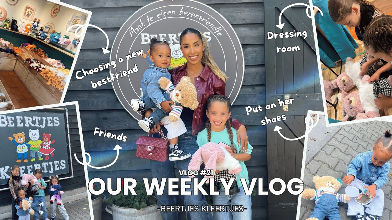 Onze Eigen Knuffel Gemaakt bij Beertjes Kleertjes! | VLOG #21
