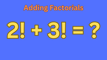 Adding Factorials #math #maths #mathematic #mathematics #factorial