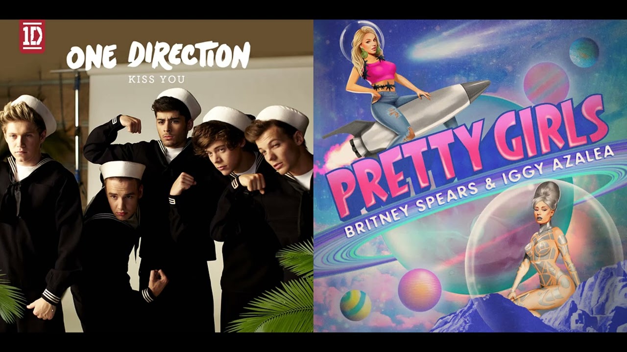 One Direction vs. Britney Spears & Iggy Azalea - Kiss You/Pretty Girls