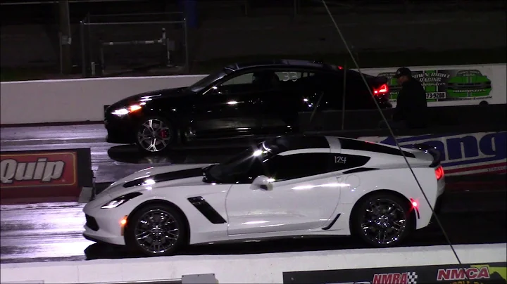 2019 KIA Stinger GT vs C7 Corvette & Porsche 1/4 Mile Drag Races