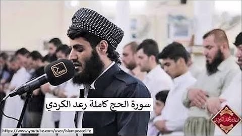 جديد   سورة الحج وقراءة جديدة القارئ رعد محمد الكردي