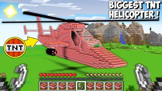 NEVER LIGHT THE BIGGEST TNT HELICOPTER in Minecraft!!! I found THE LONGEST SECRET HELICOPTER! by Apple Craft 3,451 views 3 weeks ago 10 minutes, 5 seconds