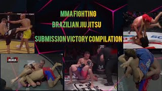 MMA-BJiuJitsu Submission Compilation Part I.#video #mma #bjj #fight #ufc #compilation #grappling