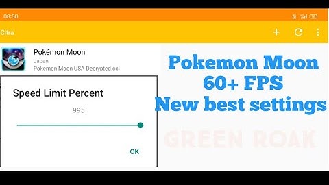 Citra Mmj fix all issues and Pokémon Moon 60+ FPS Settings