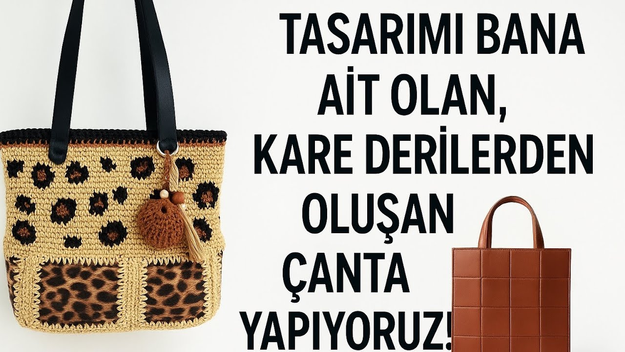 Kardelen Leopar Çanta Yapımı 🐆👜