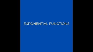 EXPONENTIAL FUNCTIONS (AS)