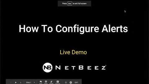 How to Configure Alerts