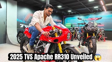 2025 TVS APACHE RR 310 UNVEILED😱