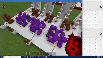8 Bit Binary Calculator with Addition and Subtraction - Minecraft How To