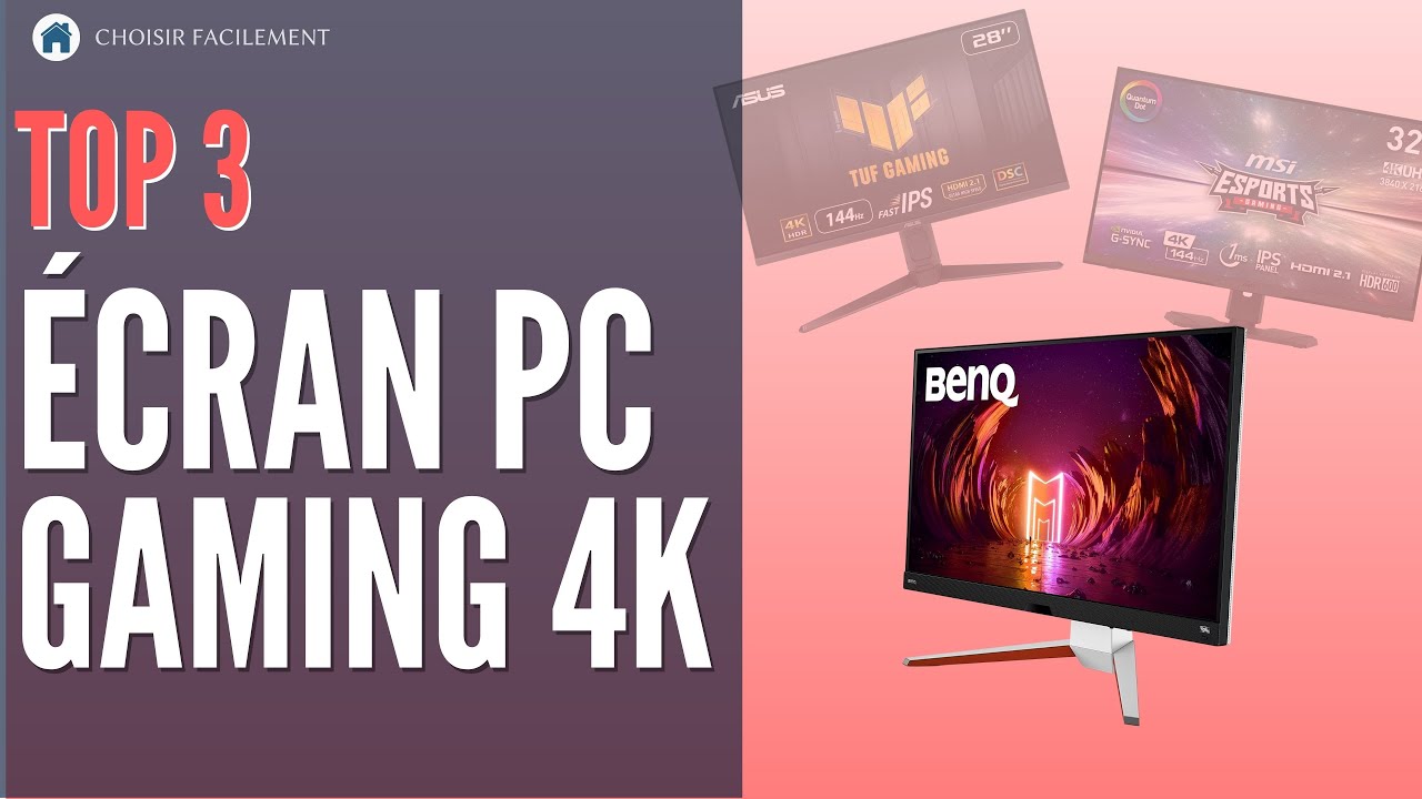 🟢 TOP 3 Meilleur Écran PC Gaming 4K 2023 YouTube