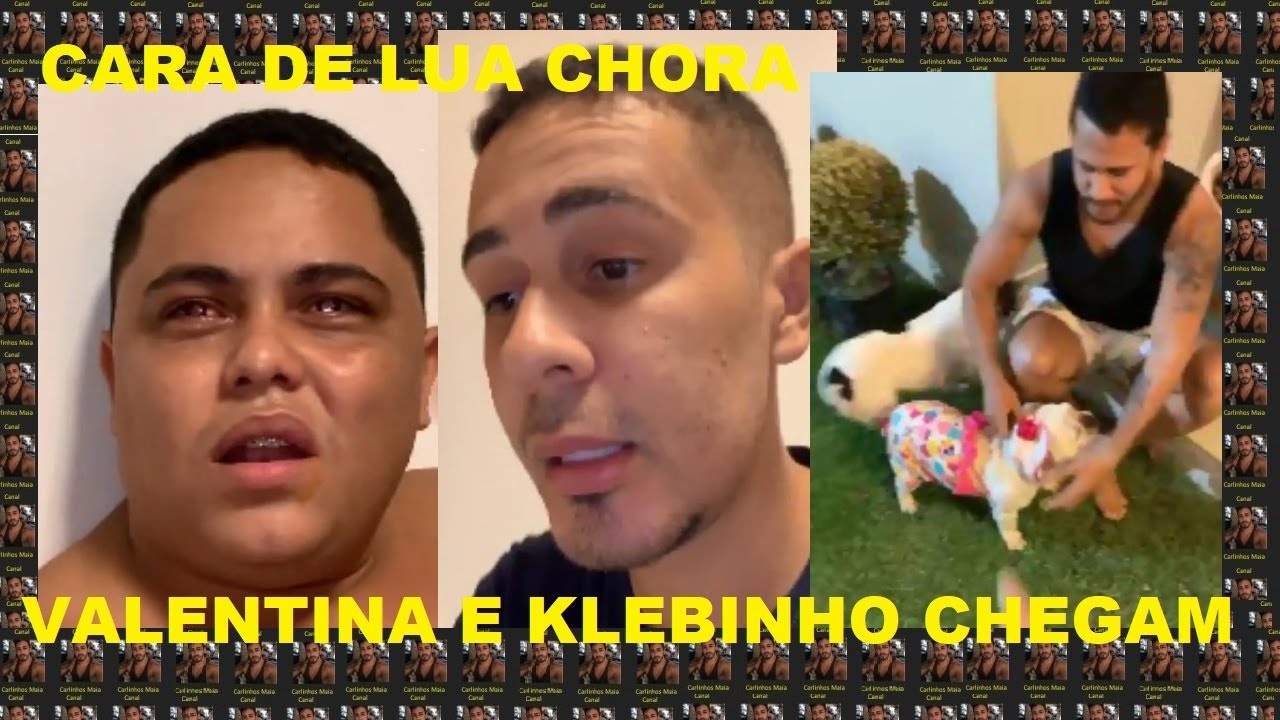 Carlinhos Maia Cara de Lua Chora e Valentina e Klebinho Chegam na Casa