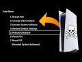 Do this if your ps5 stops working  how to use safe mode on ps5  scg
