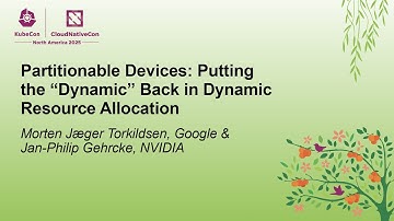 Partitionable Devices: Putting the “Dynamic” Back in... Morten Jæger Torkildsen & Jan-Philip Gehrcke