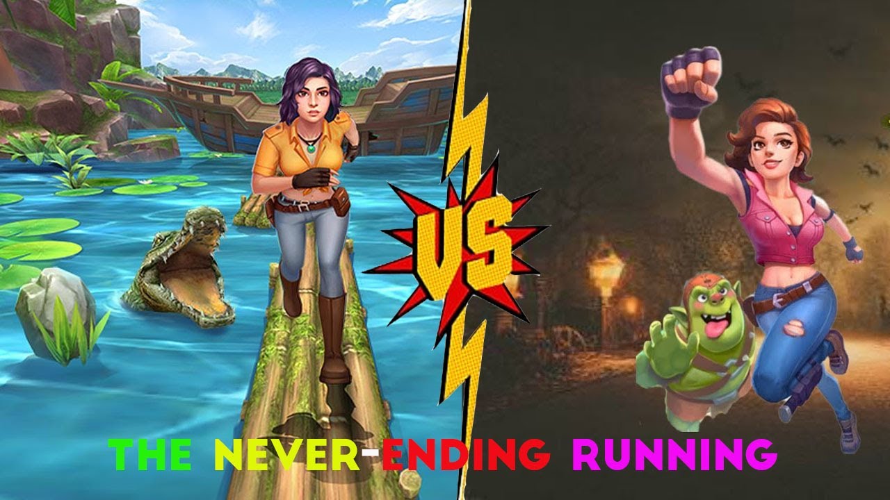 Endless Run Jungle Escape 1 VS 2 |The Never-Ending Running|Games Update the Best|Android And IOS...