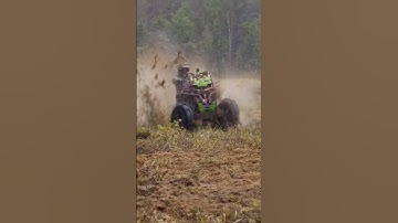 Renegade 1000 Mudding 💪 #canam #renegade #superatv #smash #mud #4x4 #xmr #offroad #deep #rain #skeg