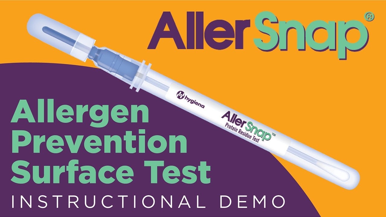 AllerSnap™ Allergen detection on Surfaces Test Instructional Demo YouTube