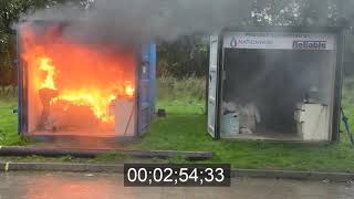 Live sprinkler demonstration
