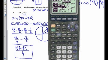 College Trigonometry Unit 7.2 Notes Sum and Difference Formulas 2021