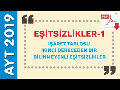 EŞİTSİZLİKLER 1- EMRAH HOCA (PDF)