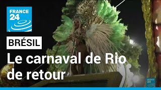 Brésil : le carnaval de Rio brille de mille feux au sambodrome • FRANCE 24