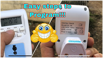 Digital timer Model AL-06 (Product review). Easy Steps to program