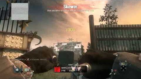 Black Ops: Cross-Map Ballistic Knife Kill!!