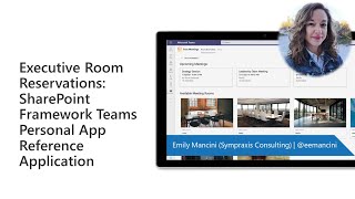 Executive Room Reservation: SharePoint Framework Teams and Personal App Reference Application screenshot 4