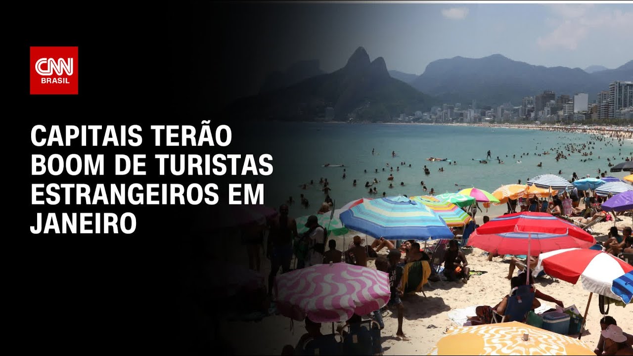 Capitais brasileiras terão boom de turistas estrangeiros em janeiro