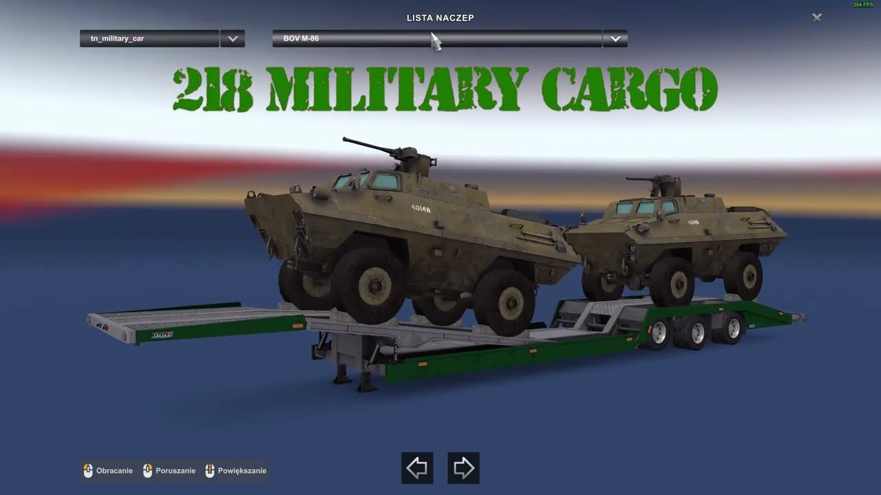 American Truck Simulator MODS 1.50 ATS MILITARY Trailer Cargo & Traffic Pack MOD Gameplay