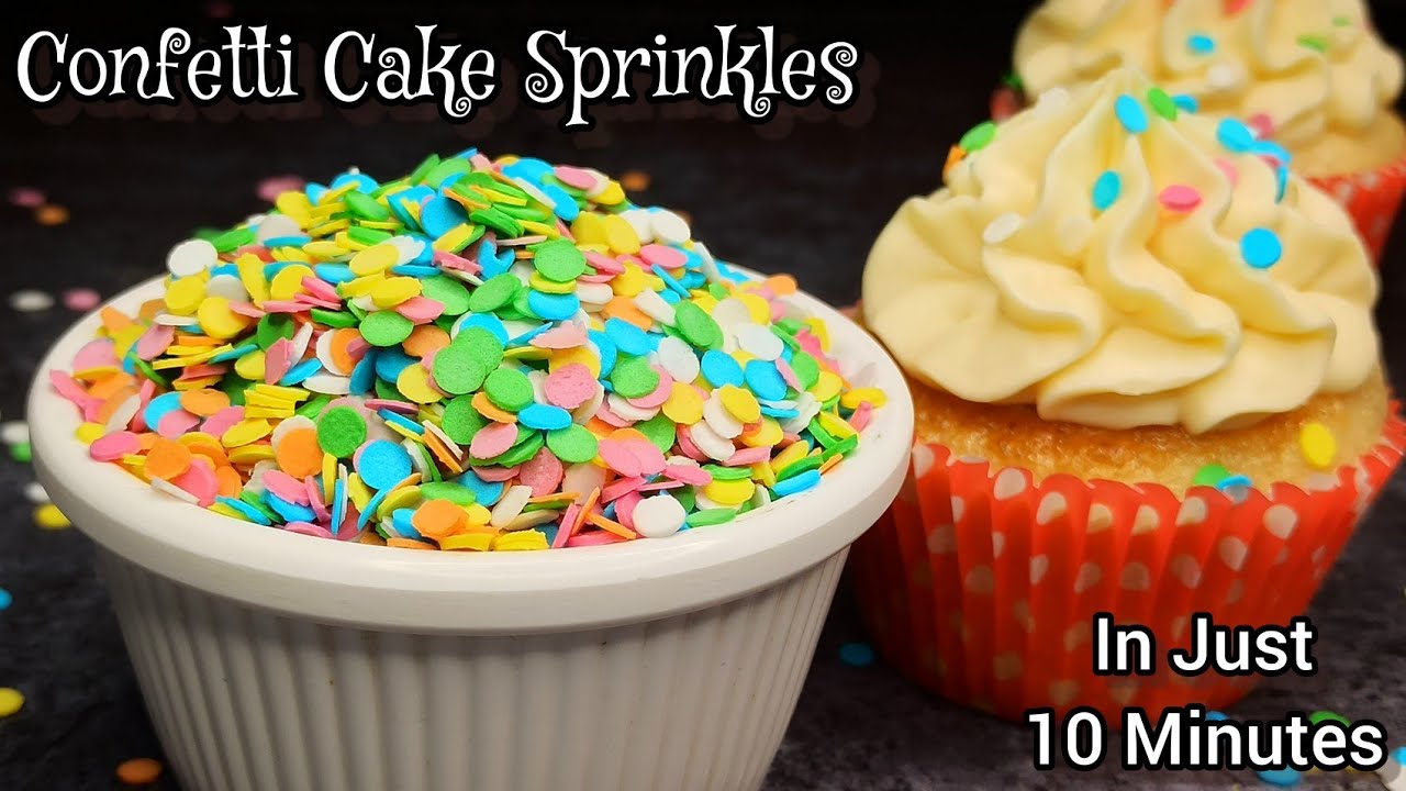 Homemade Confetti Sprinkles Recipe ! YouTube
